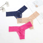 Comfortable Seamless Lace Thong Panties for Women