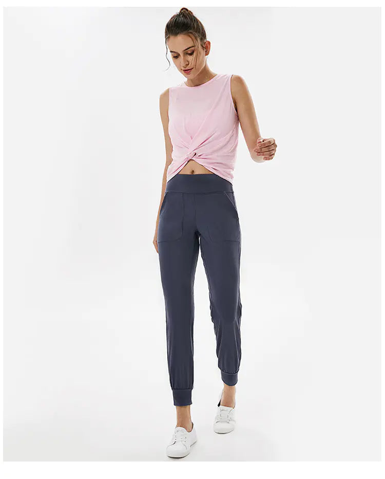 High Waist Peach Butt Lift Yoga Pants with Pockets