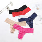 Comfortable Seamless Lace Thong Panties for Women