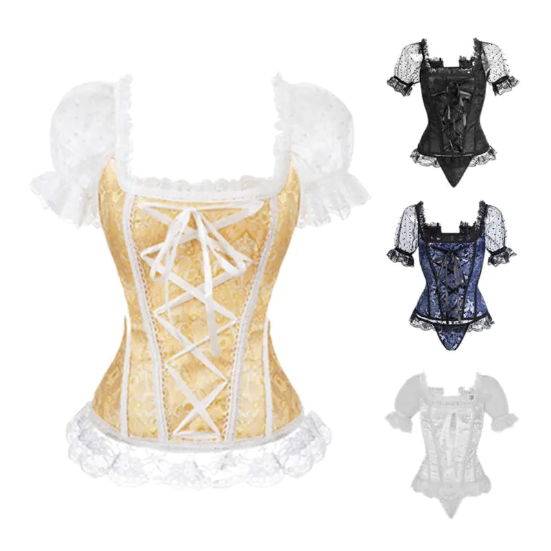 Lace Corset Shaping Bodysuit for a Sexy Look