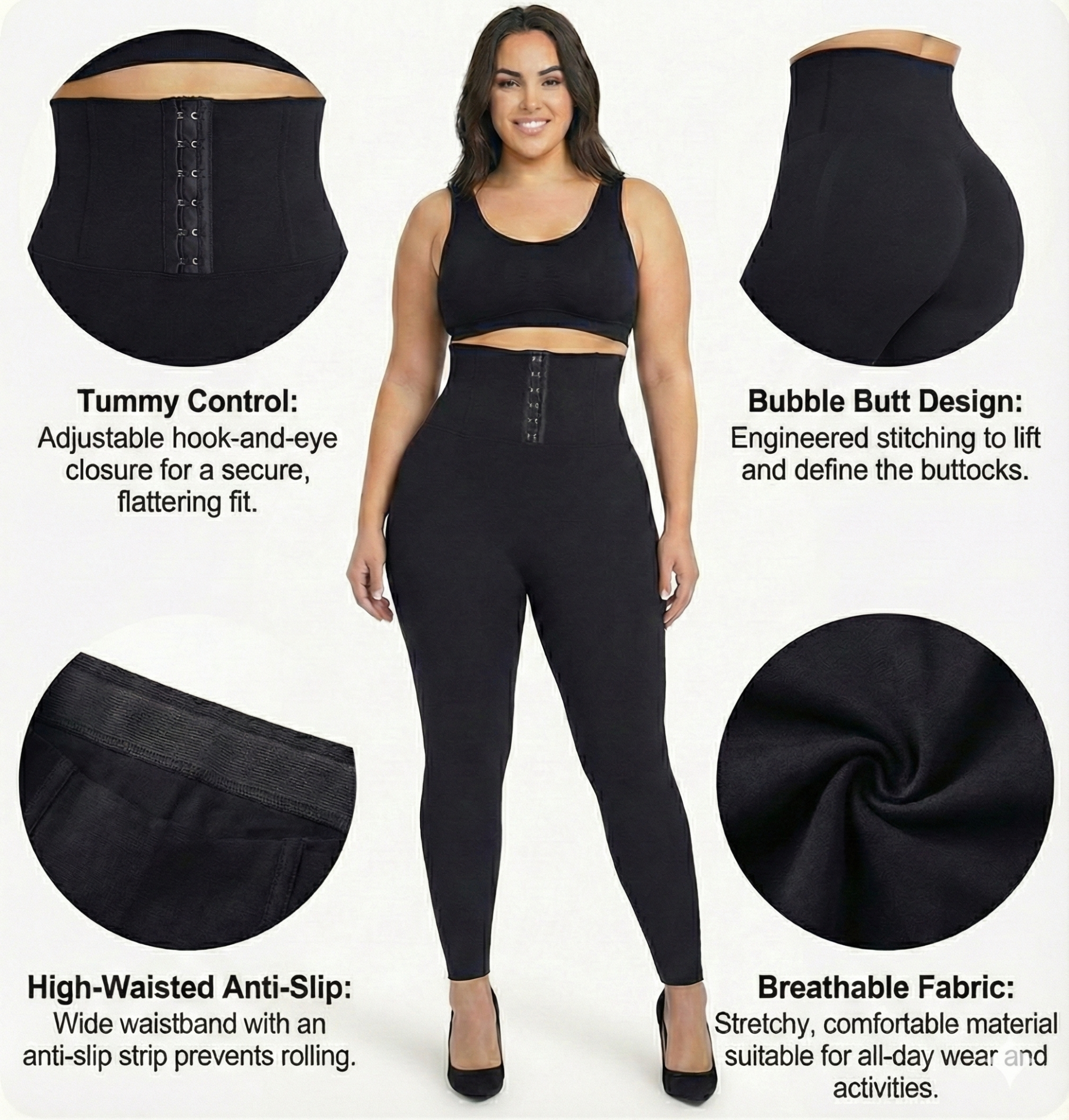 High-Waisted Corset Leggings