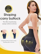 TOPMELON Plus Size High Waist Butt Lifting Shorts