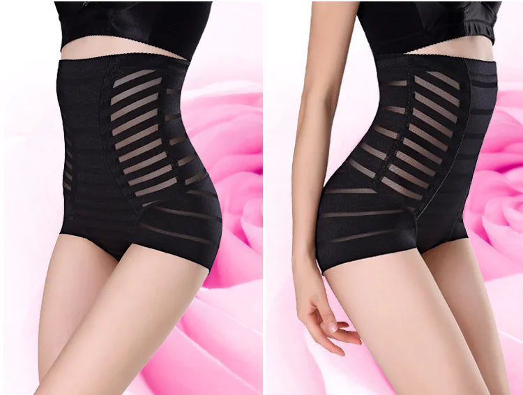 High-Waist Sculpting Shapewear Brief — Signature Mesh Edition