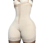 One-Piece Plus Size Shapewear Bodysuit with Zipper & Butt-Lift