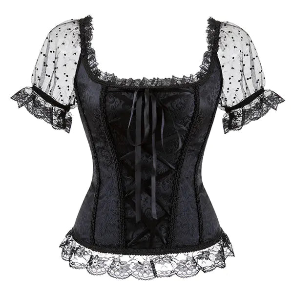 Lace Corset Shaping Bodysuit for a Sexy Look