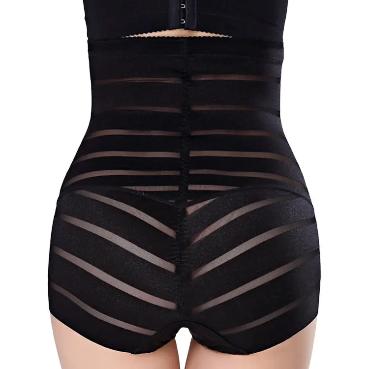 High-Waist Sculpting Shapewear Brief — Signature Mesh Edition