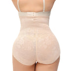 High-Waisted Lace Shaping Butt-Lifting Panties
