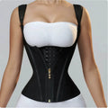 Retro Shapewear Top with Zipper