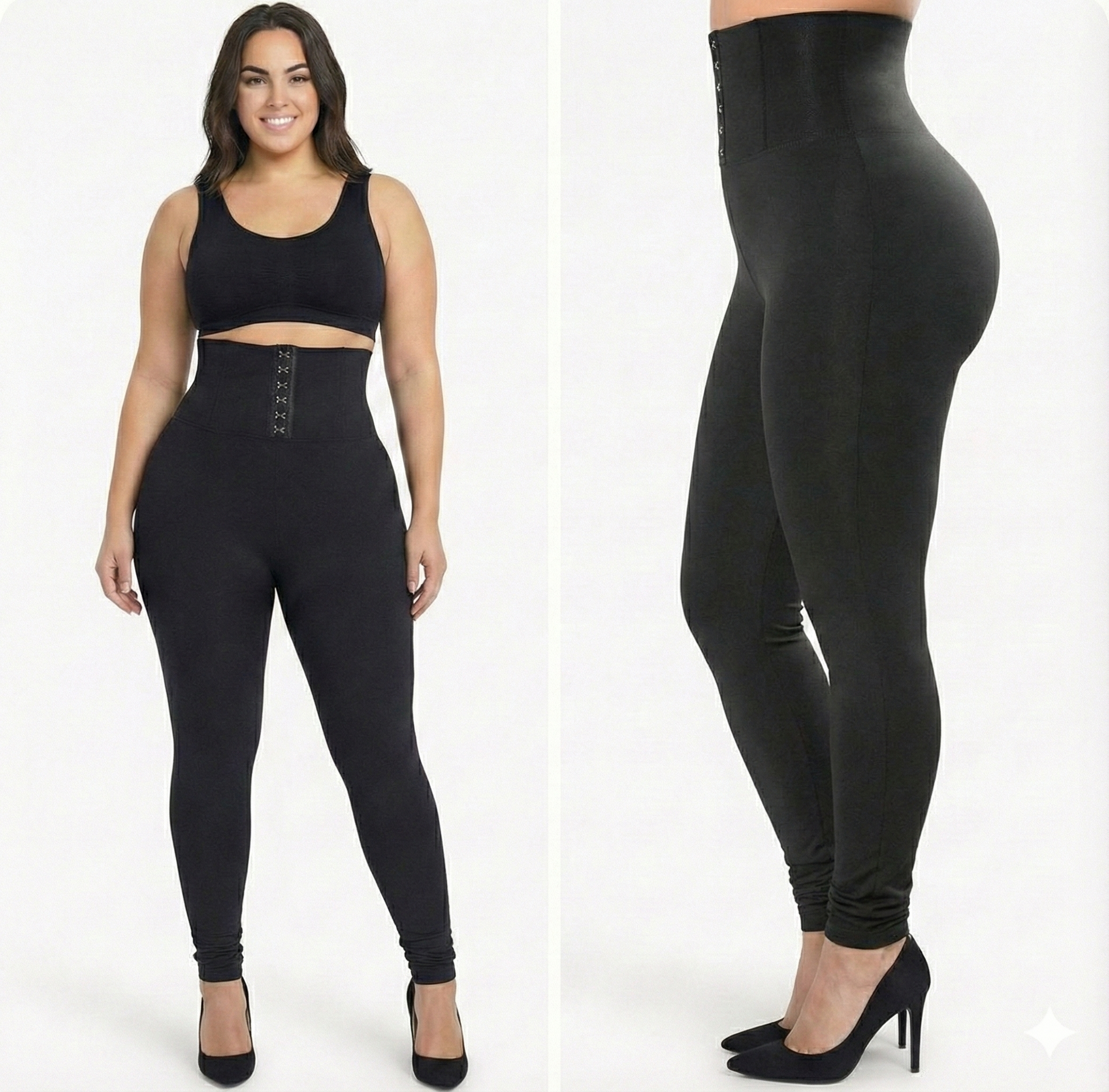 High-Waisted Corset Leggings