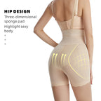 High-Waisted Zippered Butt Lifter Shorts